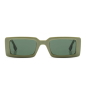 Preview: Komono Sunglasses Malick Moss, grün getönte Gläser, front